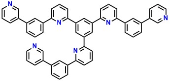Tm3PyP26PyB, 1,3,5-Tris(6-(3-(pyridin-3-yl)phenyl)pyridin-2-yl)benzene