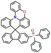 Tri-o-2PO, 2-(Diphenylphosphinyl)-spiro[9H-fluorene-9,9'-quino[3,2,1-kl]phenoxazine