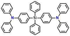 TSBPA, 4,4'-(Diphenylsilanediyl)bis(N,N-diphenylaniline)