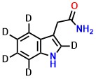 Indole-2,4,5,6,7-d₅-3-acetamide