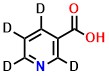 Nicotinic-d₄ Acid