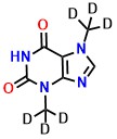 3,7-Dimethylxanthine-d₆ (dimethyl-d₆)