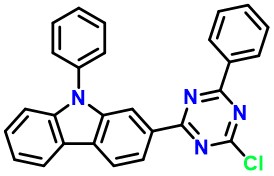 2-(4-chloro-6-phenyl-1,3,5-triazin-2-yl)-9-phenyl-9H-carbazole