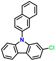 9H-Carbazole, 2-chloro-9-(2-naphthalenyl)