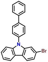 9-([1,1'- biphenyl]-4-yl)-2-broMo-9H-carbazole