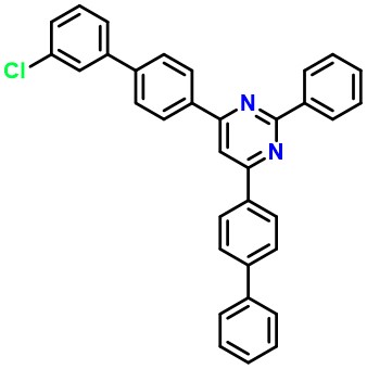4-([1,1'-Biphenyl]-4-yl)-6-(3'-chloro-[1,1'-biphenyl]-4-yl)-2-phenylpyrimidine