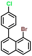 Naphthalene, 1-bromo-8-(4-chlorophenyl)