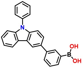 Boronic acid,B-[3-(9-phenyl-9H-carbazole-3-yl)phenyl]