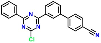 3'-(4-chloro-6-phenyl-1,3,5-triazin-2-yl)-[1,1'-biphenyl]-4-carbonitrile