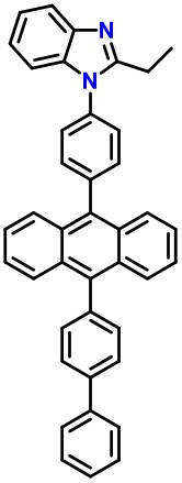 1H-Benzimidazole, 1-[4-(10-[1,1'-biphenyl]-4-yl-9-anthracenyl)phenyl]-2-ethyl-