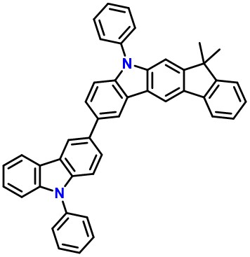 7,7-Dimethyl-5-phenyl-2-(9-phenyl-9H-carbazol-3-yl)-5,7-dihydroindeno[2,1-b]carbazole