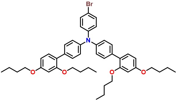 N-(4-Bromophenyl)-2',4'-dibutoxy-N-(2',4'-dibutoxy-[1,1'-biphenyl]-4-yl)-[1,1'-biphenyl]-4-amine