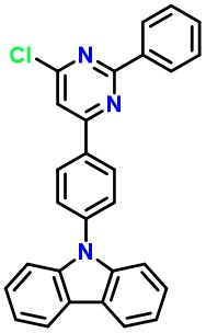 9-(4-(6-chloro-2-phenylpyrimidin-4-yl)phenyl)-9H-carbazole