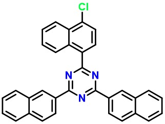 1,3,5-Triazine, 2-(4-chloro-1-naphthalenyl)-4,6-di-2-naphthalenyl