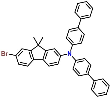 N,N-Di([1,1'-biphenyl]-4-yl)-7-bromo-9,9-dimethyl-9H-fluoren-2-amine