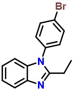 1H-Benzimidazole, 1-(4-bromophenyl)-2-ethyl