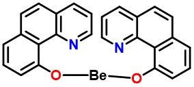 beryllium; benzo[h]quinolin-10-olate