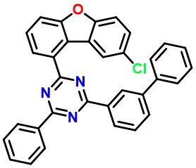 1,3,5-triazine, 2-[1,1'-biphenyl]-3-yl-4-(8-chloro-1-dibenzofuranyl)-6-phenyl