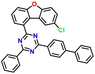 1,3,5-triazine, 2-[1,1'-biphenyl]-4-yl-4-(8-chloro-1-dibenzofuranyl)-6-phenyl