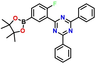 1,3,5-Triazine, 2-[2-fluoro-5-(4,4,5,5-tetramethyl-1,3,2-dioxaborolan-2-yl)phenyl]-4,6-diphenyl