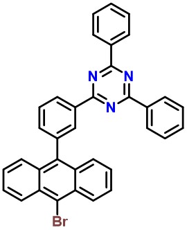 1,3,5-Triazine, 2-[3-(10-bromo-9-anthracenyl)phenyl]-4,6-diphenyl
