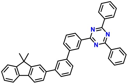 2-[3'-(9,9-dimethyl-9H-fluoren-2-yl)[1,1'-biphenyl]-3-yl]-4,6-diphenyl-1,3,5-triazine