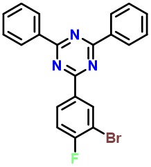 2-(3-Bromo-4-fluorophenyl)-4,6-diphenyl-1,3,5-triazine