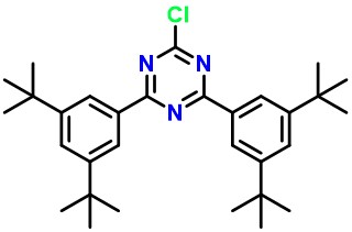 2,4-bis(3,5-di-tert-butylphenyl)-6-chloro-1,3,5-triazine