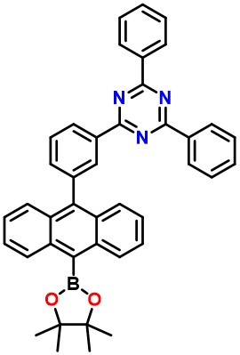 2,4-diphenyl-6-[3-[10-(4,4,5,5-tetramethyl-1,3,2-dioxaborolan-2-yl)-9-anthracenyl]phenyl]-1,3,5-Triazine