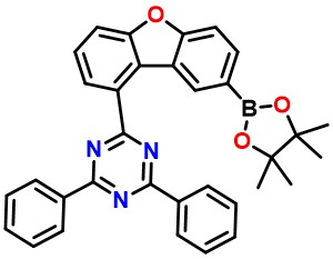 1,3,5-Triazine, 2,4-diphenyl-6-[8-(4,4,5,5-tetramethyl-1,3,2-dioxaborolan-2-yl)-1-dibenzofuranyl]