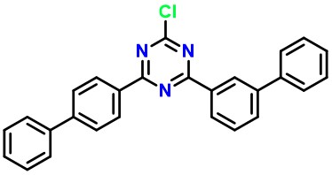 2-Biphenyl-3-yl-4-biphenyl-4-yl-6-chloro-[1,3,5]triazine
