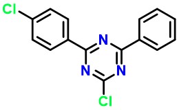 2-chloro-4-(4-chlorophenyl)-6-phenyl-1,3,5-triazine