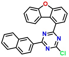 1,3,5-Triazine, 2-chloro-4-(1-dibenzofuranyl)-6-(2-naphthalenyl)