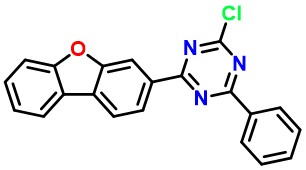 2-chloro-4-(dibenzo[b,d]furan-3-yl)-6-phenyl-1,3,5-triazine