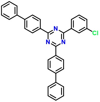 1,3,5-Triazine, 2,4-bis([1,1'-biphenyl]-4-yl)-6-(3-chlorophenyl)