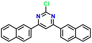 Pyrimidine, 2-chloro-4,6-di-2-naphthalenyl