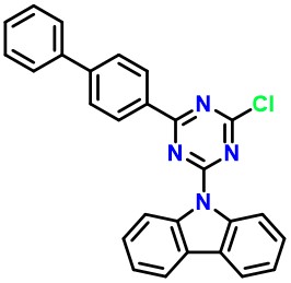 9H-Carbazole, 9-(4-[1,1'-biphenyl]-3-yl-6-chloro-1,3,5-triazin-2-yl)