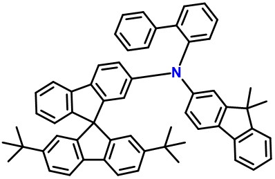 9,9'-Spirobi[9H-fluoren]-2-amine, N-[1,1'-biphenyl]-2-YL-2',7'-bis(1,1-dimethylethyl)-N-(9,9-dimethyl-9H-fluoren-2-YL)