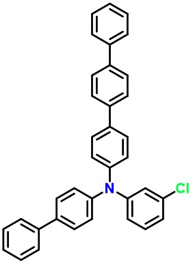 N-([1,1'-biphenyl]-4-yl)-N-(3-chlorophenyl)-[1,1':4',1''-terphenyl]-4-amine