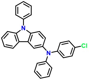 9H-Carbazol-3-amine, N-(4-chlorophenyl)-N,9-diphenyl