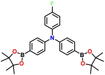 4-Fluoro-N,N-bis(4-(4,4,5,5-tetramethyl-1,3,2-dioxaborolan-2-yl)phenyl)aniline