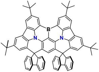 2',5',11',14'-tetra-tert-butyl-3a2',8a2'-diaza-15b'-boradispiro[fluorene-9,7'-diacenaphtho[1,2,3,4-defg:1',2',3',4',5'-pqrst]pentaphene-9',9''-fluorene]-1'(15c'),2',3a',3b',4',6',7a',8',8a1'(15b1'),9a',9a1'(12a'),11',12b',13',15'-pentadecaene