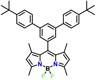 10-(4,4''-di-tert-butyl-[1,1':3',1''-terphenyl]-5'-yl)-5,5-difluoro-1,3,7,9-tetramethyl-5H-4l4,5l4-dipyrrolo[1,2-c:2',1'-f][1,3,2]diazaborinine BDP-2