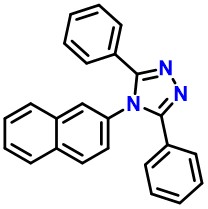 4H-1,2,4-Triazole,4-(2-naphthalenyl)-3,5-diphenyl