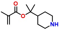 2-Propenoic acid, 2-methyl-, 1-methyl-1-(4-piperidinyl)ethyl ester