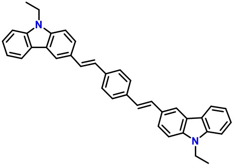 3,3'-(1,4-Phenylenedi-2,1-ethenediyl)bis(9-ethyl-9H-carbazole)