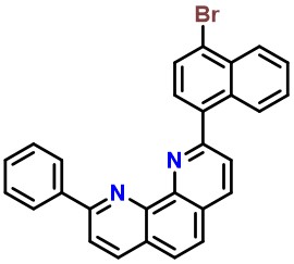 1,10-Phenanthroline, 2-(4-bromo-1- naphthalenyl)-9-phenyl-