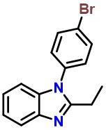 1H-Benzimidazole, 1-(4-bromophenyl)-2-ethyl-