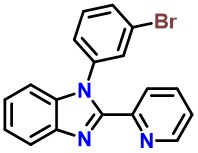 1H-Benzimidazole, 1-(3-bromophenyl)-2-(2-pyridinyl)-