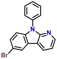 9H-Pyrido[2,3-b]indole, 6-bromo-9-phenyl-
